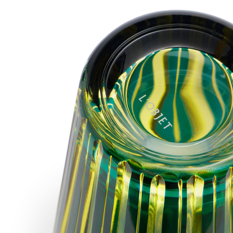 Prism Cocktail Shaker - Amber/Honey, Green
