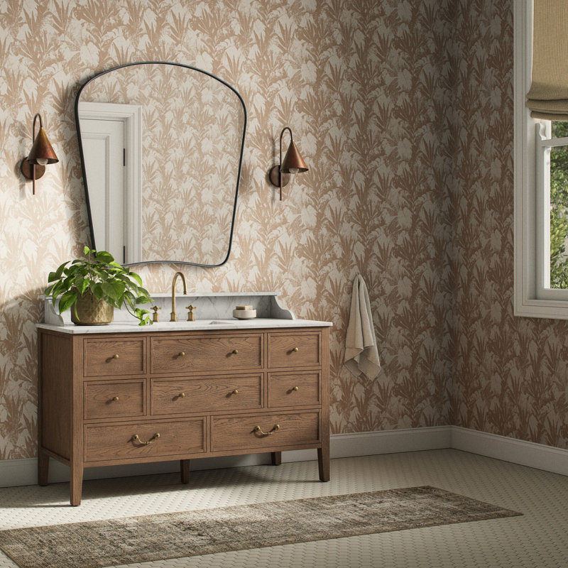Tropic Paradise Wallpaper by Getty Images, W52" x H132", Tropic Paradise Olive Night I