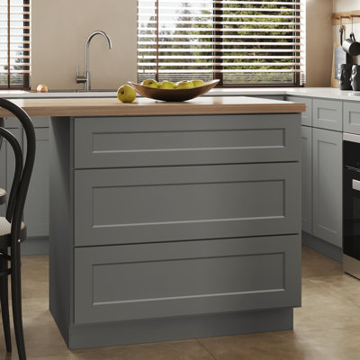 Ready To Assemble Base Cabinet Style 3-drawer
