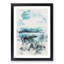 Aerial View of the Isle of Skye in Scotland - Framed Print-56852153-56852154