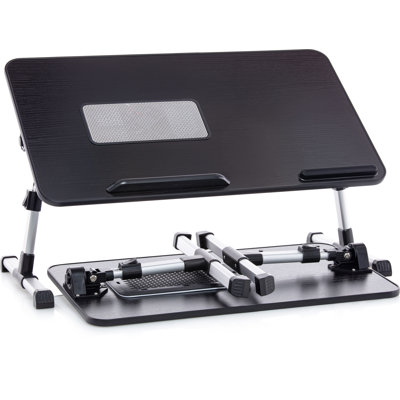 Adjustable Solid Wood Top Computer Desk