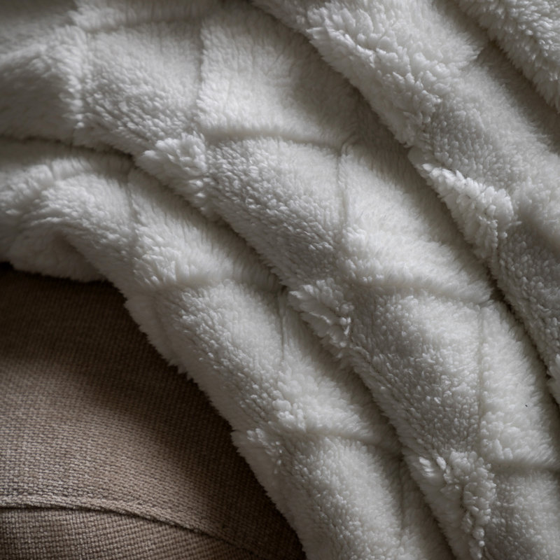 Adrienn Throw Blanket, Cream