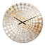 Horloge murale en marbre doré blanc et géode magique-101234708-135655871