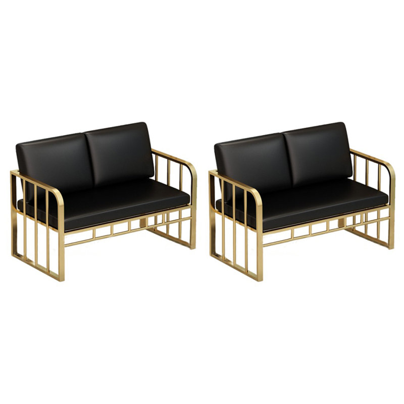 Banc de restaurant, café, bistro, noir