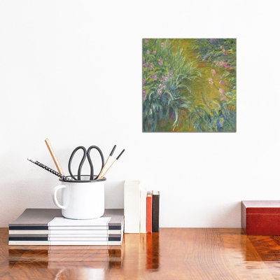 Iris by Claude Monet - Wrapped Canvas Painting