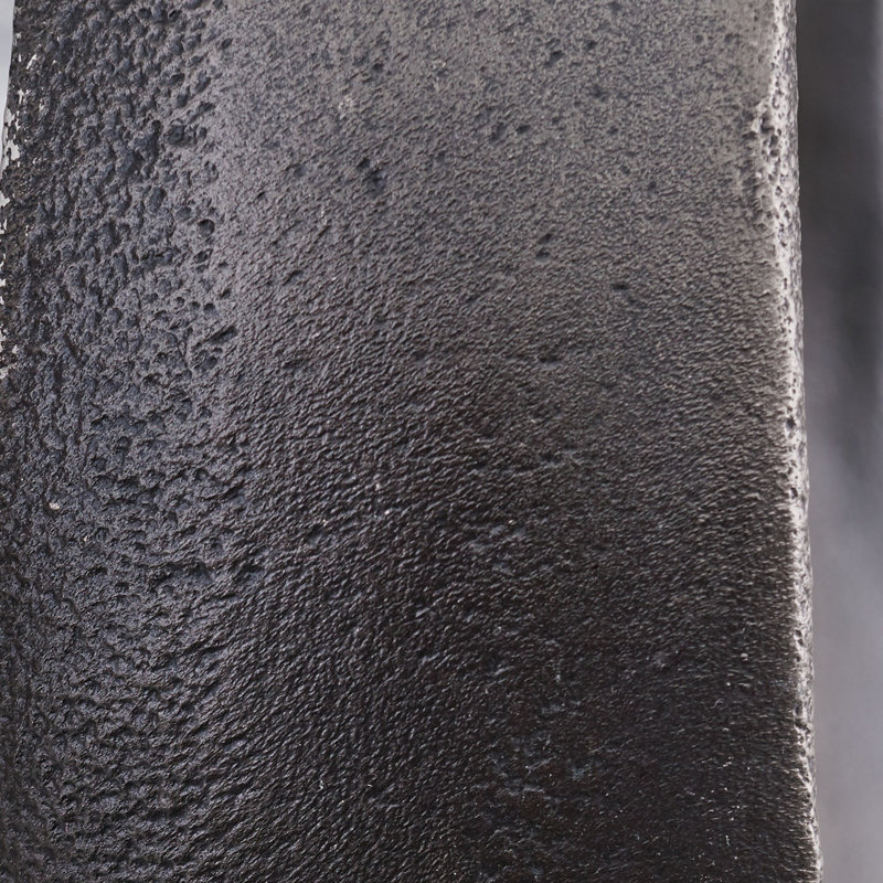 Sculpture Dalie, ensemble de 2, fonte d'aluminium, H 14,50 po x l 14 po x P 2,75 po, Teinte étain