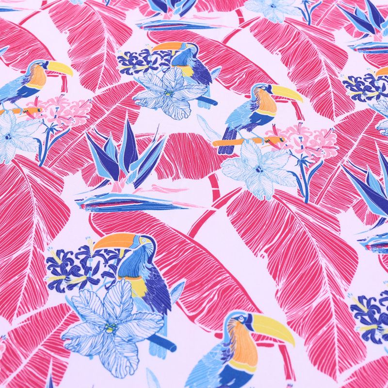 Edelstein Tablecloth, Pink/Blue/White, 152cm W x 305cm L