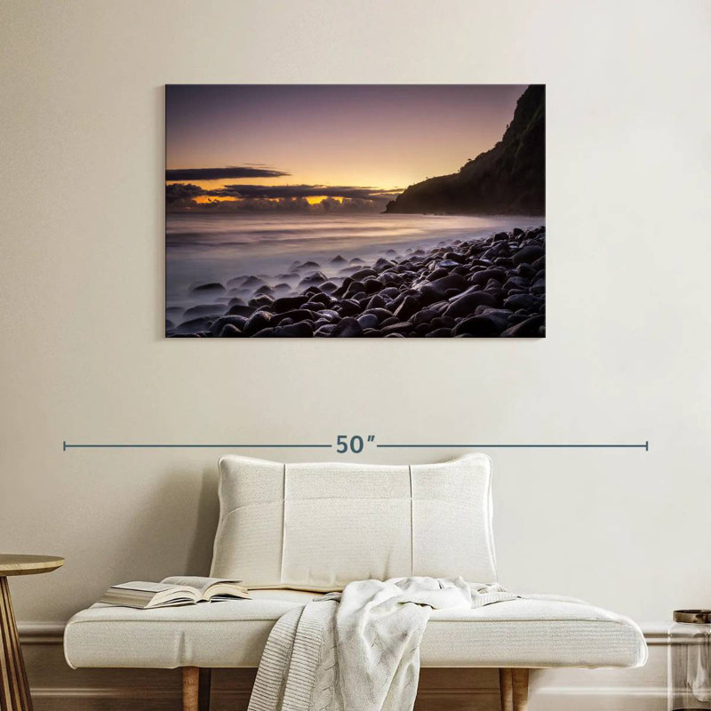 Gillard Waipi'O Island Shores, H 26 po x l 39 po