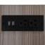 Lit plateforme Azariah avec tablettes de rangement à 2 niveaux et armoire de rangement en bois-125986677