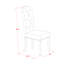 L'ensemble de table de cuisine 5 pièces pour 4 personnes comprend une table de salle à manger ronde avec piédestal et 4 chaises de salle à manger Parson en tissu kaki foncé, 42 x 42 pouces, acajou-158416294-158416293-158416292