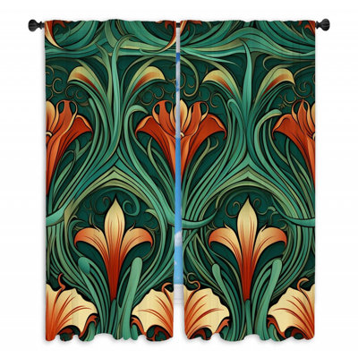 Paire de rideaux obscurcissant en polyester Joclyn