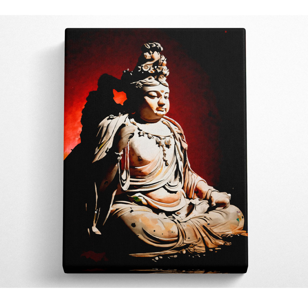 Buddha Peace Within - Kunstdrucke auf Segeltuch