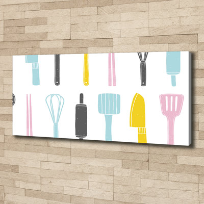 Kitchen Tools - Wrapped Canvas Print