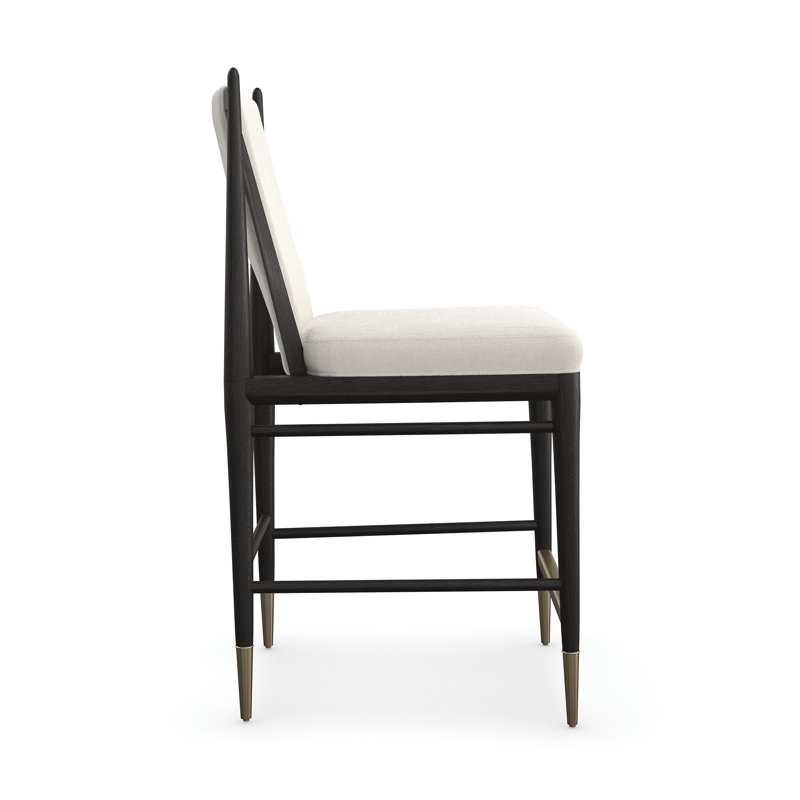 Modern Principles Light Counter Stool, Counter Stool (25" Seat Height), Cinder/Lucent Bronze Metallic