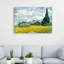 Superbe peinture murale en verre trempé 27,6 po x 39,4 po | 100% verre trempé, épaisseur: 0,16 pouce | Décoration élégante pour le salon ou le bureau, durable et facile à nettoyer, idée de cadeau parfaite