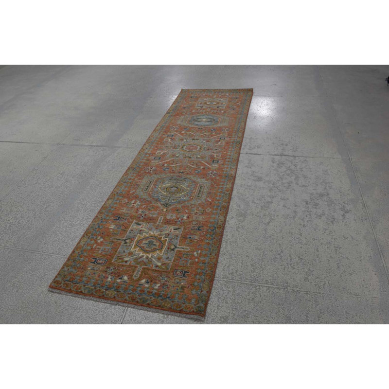 Transitional One-of-a-Kind Runner 2'7" X 8'2" Runner Wool Area Rug