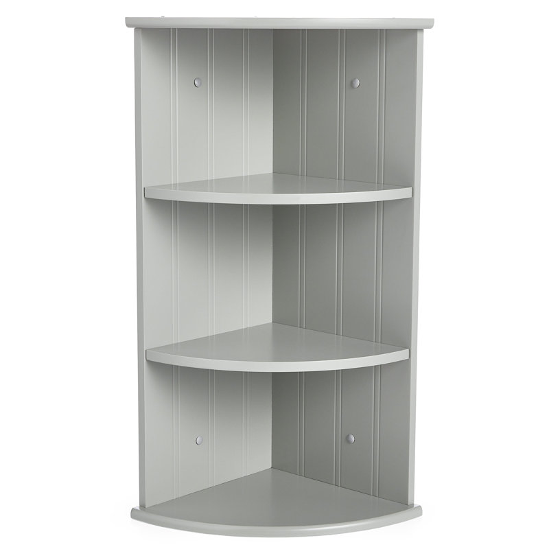Camp Ellis 25.5 x 60.5cm Corner Wall Mounted Cabinet, Gray