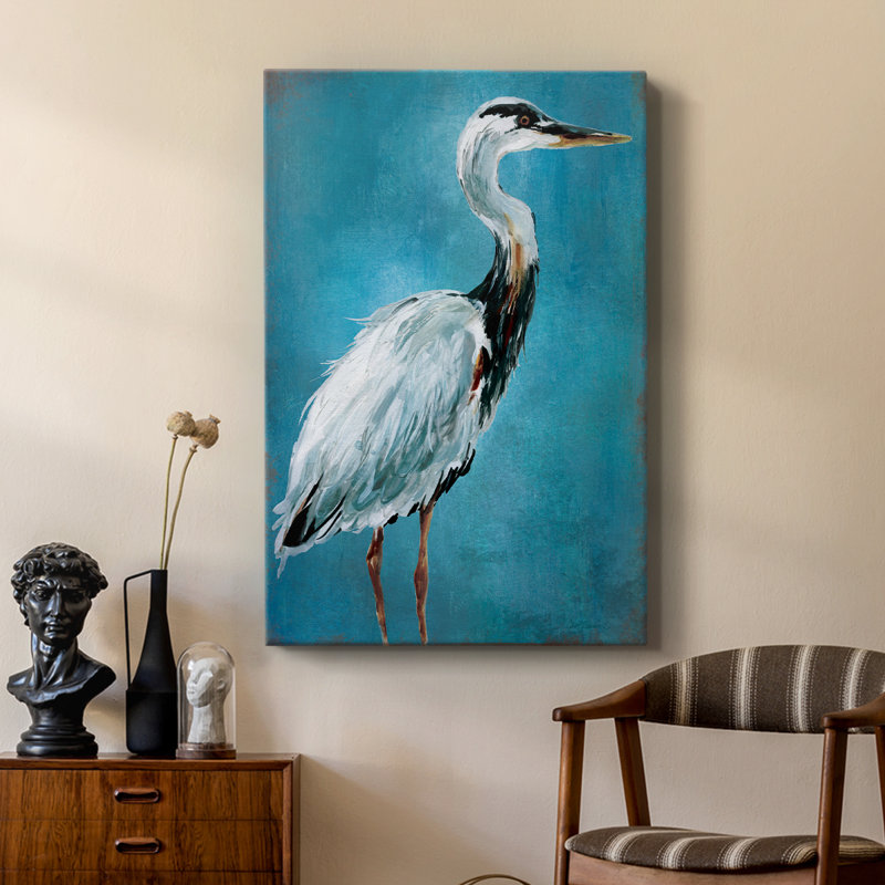 Great Blue Heron I - galerie sur mesure, H 18 po x l 12 po