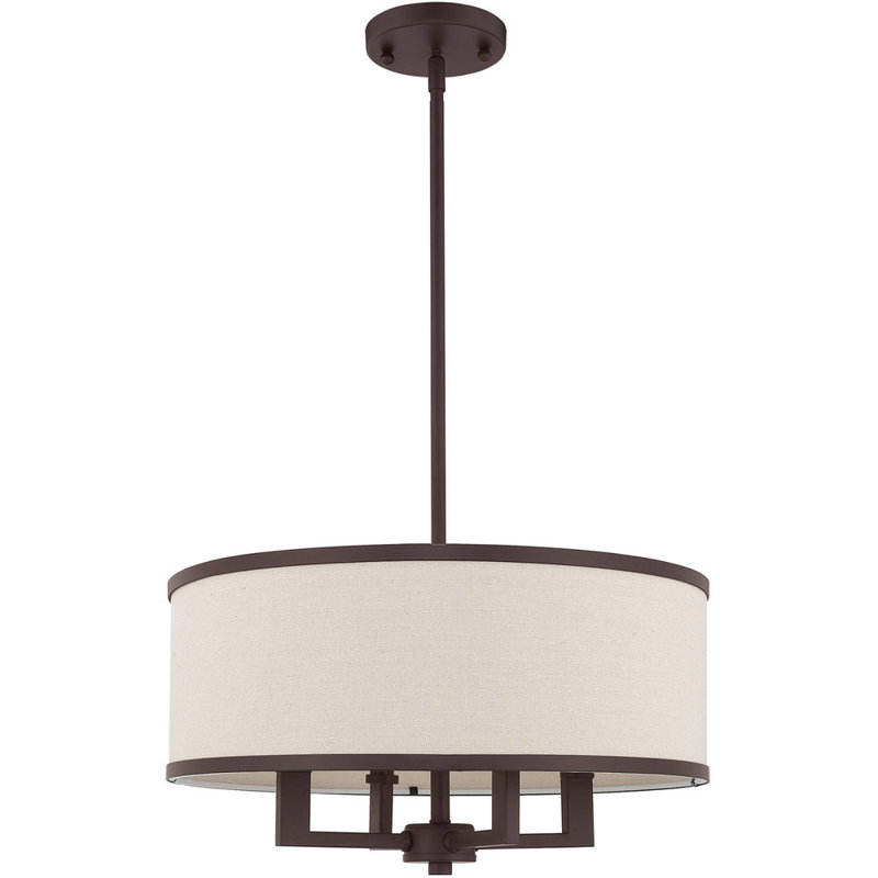 4 - Light Drum Chandelier