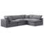 Canapé modulaire réversible en velours Hulene-87141396