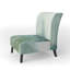 Fauteuil de chambre rembourré Mid-Century