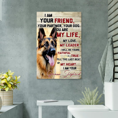 I Am Your German Shepherd - 1 Piece Rectangle Grap " I Am Your German Shepherd "