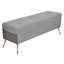 Modern Polyester Blend Upholstered Bench