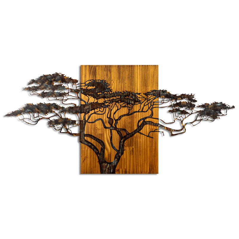 Handmade Wall Decor on Solid Wood