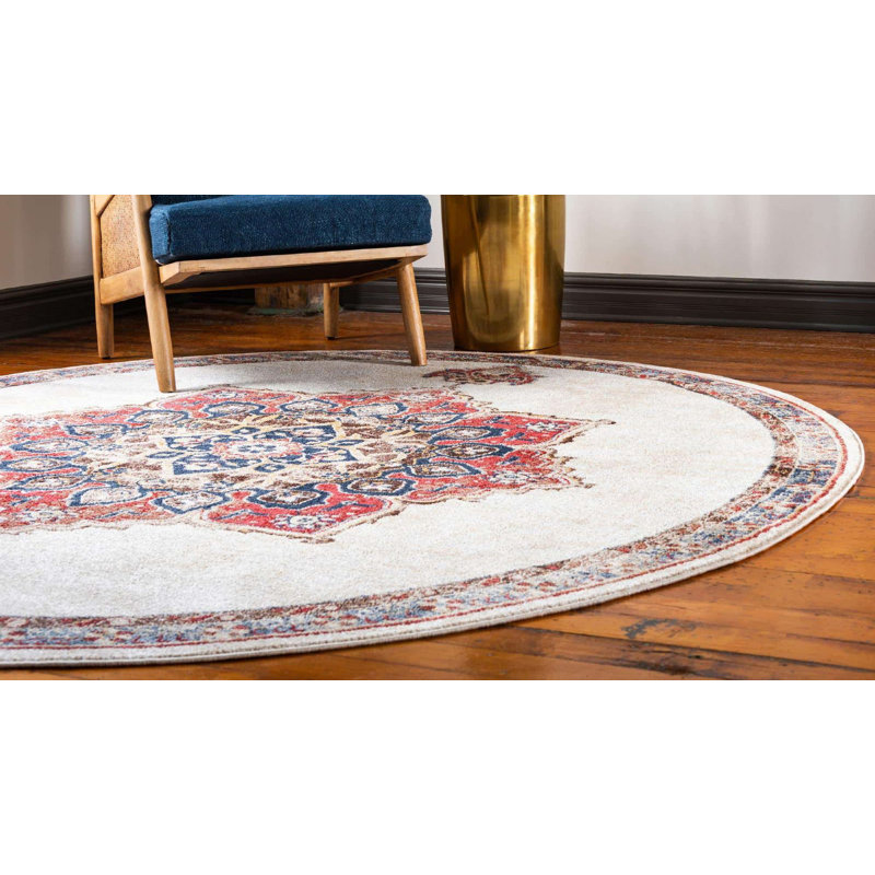 Ulla Oriental Indoor Rug, Round 4'