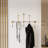 Stylish Metal Wall Hook, Gold Finish, 31.5 x 17.7 x 3.9 Inches | 100% Metal Construction, Thickness: 0.4 Inches | Supports Up to 22 Lbs | Ideal for Home Décor, Organizing & Space-Saving Solutions-733041778