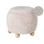 40cm Wide Round Solid Colour Pouffe Ottoman with Storage-1799581350