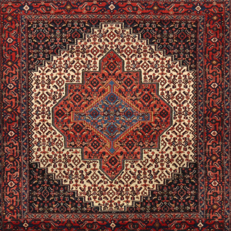 Oriental Indoor Rug, Square 5'
