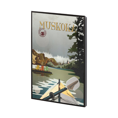 «Muskoka Go» par Simeng, reproduction d'art encadrée sous verre