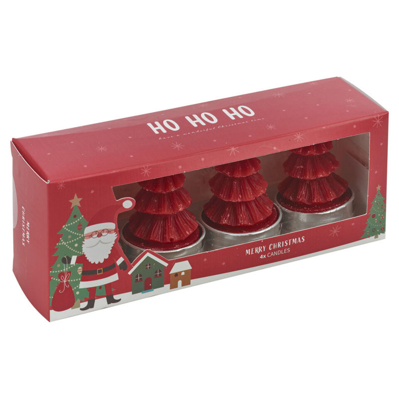 Unscented Tealight Candle, Red