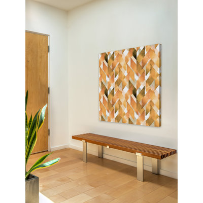 " Orange Field " Graphic Art Print