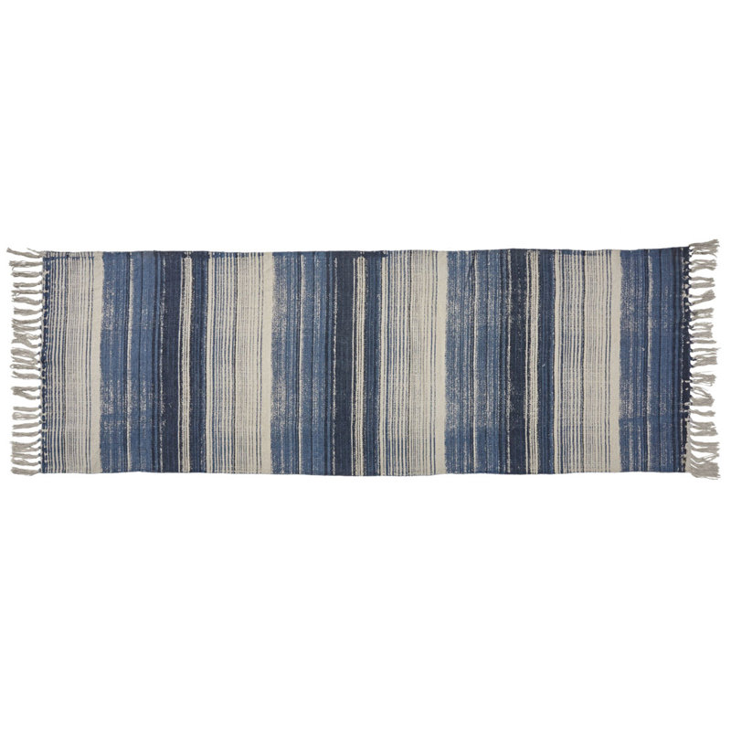 Tapis rayé Paintbrush, Tapis de couloir 2 pi x 6 pi