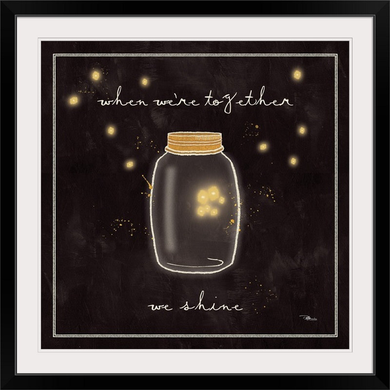 'Firefly Glow II Painting Print, 30" H x 30" W x 1.5" D, Canvas