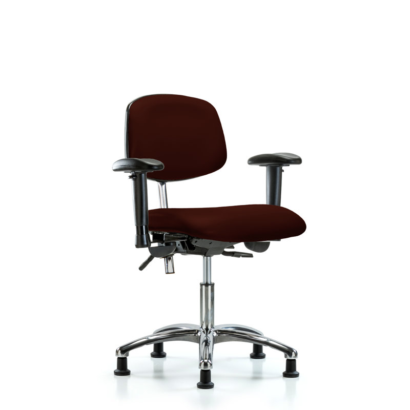 Chaise de travail Blue Ridge, Bourgogne, Patins, Inclus