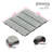 Floor Tiles Pack Of 22  WPC Wood-Plastic Composite Deck Tiles DIY Interlocking Decking Tiles-113414412