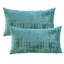 Housse de coussin rectangulaire en velours texturé-1053670796