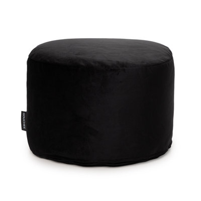 Pouf rond en velours de 20 po Franka