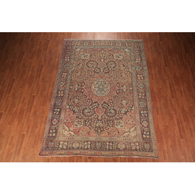 Tapis traditionnel rétro en laine 8 x 11