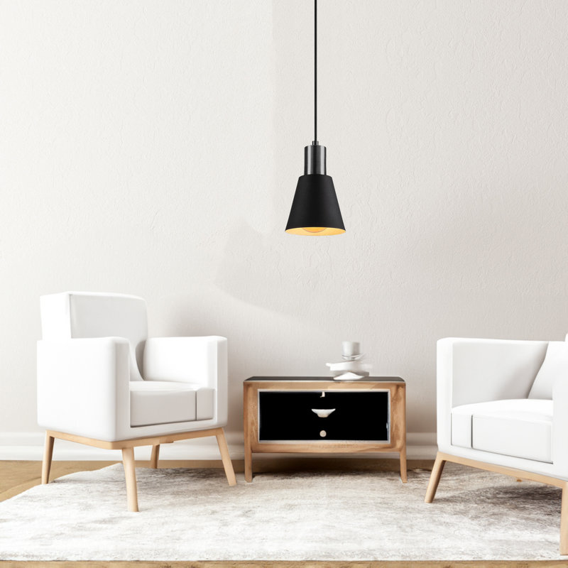 Luminaire suspendu conique à 1 lumière Enya