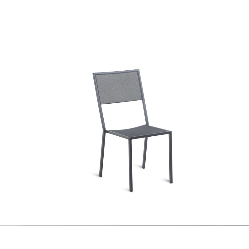Conrad Outdoor Lounge Chair, Graphite