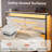 Antioch Bed Frame with 4 Drawers & Storage Headboard, Stable Bed with LED Light & Charging Station, No Box Spring Needed-1067646708-1068355485
