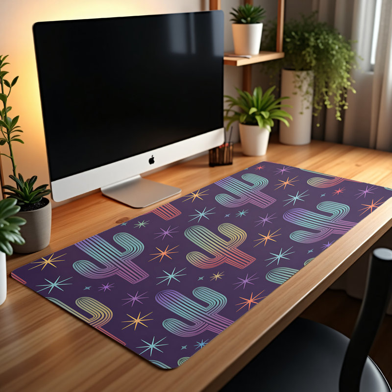Polyester Desk Pad, 14.4x12.1