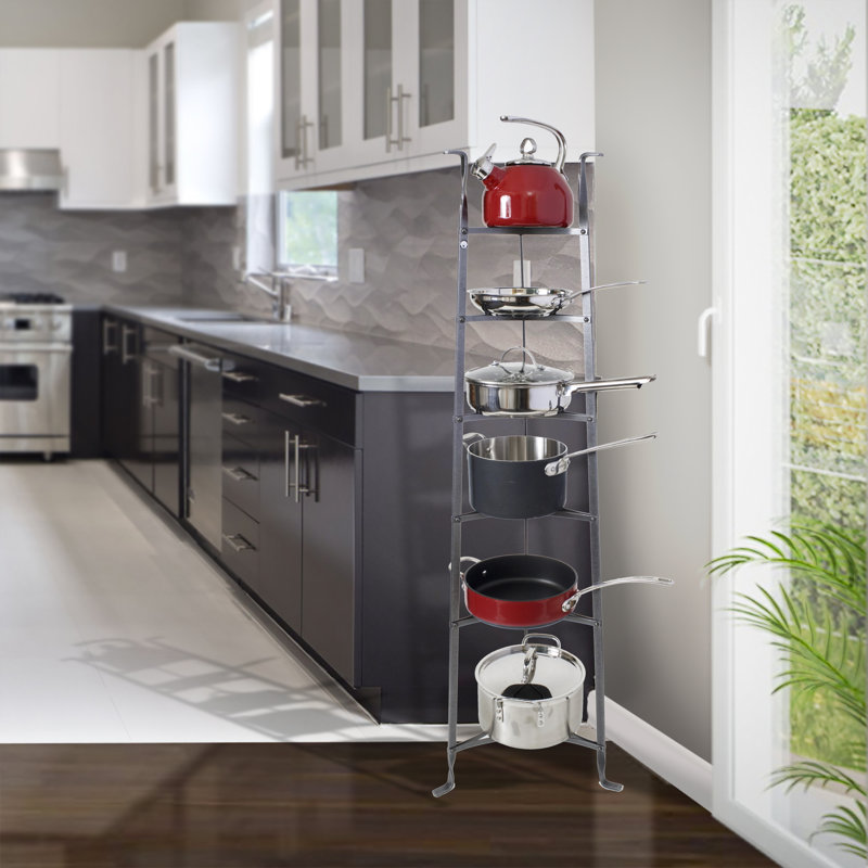 Handcrafted 6-Tier Gourmet Cookware Stand