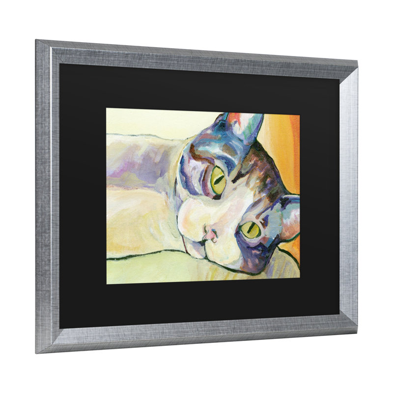 « pour le bain », reproduction d’art sur toile encadrée, H 16 po x l 20 po x P 0,5 po, Argent