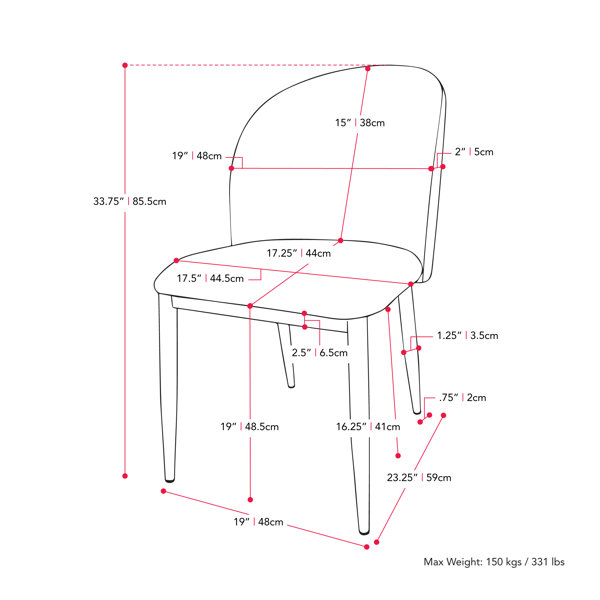 Dimensions du produit