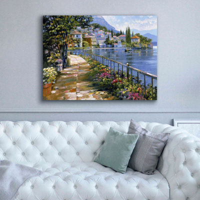 " Sunlit Stroll " by Howard Behrens Painting Print